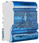 4х7 Нульова шина в корпусі VC-407 (4 бруска по 7 отворів)