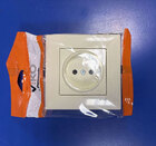 Розетка прих. 1 без з/к крем Meridian Vi-Ko (шт.)