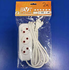 Подовжувач 3-місний  2 метри 5803-1 "СВЕТОПРИБОР" (10А) (шт.)