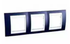 Рамка 2 поста індиго / білий горизонтальна MGU6.004.842