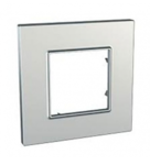 Рамка 1 пост срібний універсальна MGU6.702.55