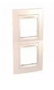 Рамка 2 поста слоновая кость вертикальная MGU6.004V.25