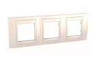 Рамка 3 поста слонова кістка горизонтальна MGU6.006.25