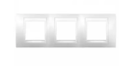 Рамка 3 поста білий горизонтальна MGU6.006.18