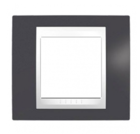 Рамка 1 пост сіро-зелений / білий MGU6.002.877