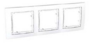 Рамка 3 поста белый универсальная MGU4.006.18