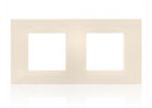Рамка 2 поста слонова кістка горизонтальна MGU6.004.25