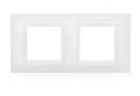 Рамка 2 поста білий горизонтальна MGU6.004.18