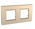 Рамка 2 поста мідний універсальна MGU6.704.56