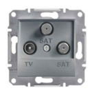 Механізм розетки TV/SAT/SAT кінцевий сталь EPH3600162