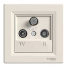 Розетка TV/R/SAT кінцева слонова кістка EPH3500123