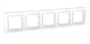 Рамка 5 постовая белый универсальная MGU4.010.18