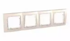 Рамка 4 поста слонова кістка універсальна MGU4.008.25