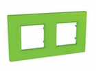 Рамка 2 поста зелений універсальна MGU4.704.28