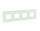 Рамка 4 поста скло універсальна MGU2.708.17