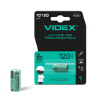 Акумулятор VIDEX Li-ion 10180 (без захисту) 120mAh 1pc BLISTER