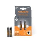 Акумулятор VIDEX Li-ion LIR03C/AAA USB-C 1.5V (захист) 570mAh 2pcs/Pack