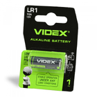Батарейка лужна Videx LR1 1шт BLISTER