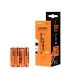 Батарейка сольова Videx R03P/AAA 4шт SHRINK