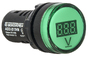 Цифровий вимірювач напруги AD22-22DVM DC 5-30В (зелений)