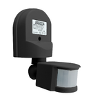 Датчик руху ДР 02 чорний 1200Вт 180град 12м IP44 TNSy