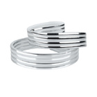 Декоративна стрічка DS-R480-08-4S до світильників DEL-R-20-42-4 DIY та SML-R20-80-DIY(4 срібні смужк