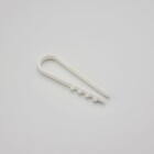 Дюбель ялинка нейлоновий для круглого кабелю 11-18мм білий (50шт) TAKEL