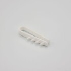 Дюбель ялинка нейлоновий для круглого кабелю 3-6мм білий (100шт) TAKEL