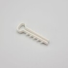 Дюбель ялинка нейлоновий для плоского кабелю 6-10мм білий (100шт) TAKEL