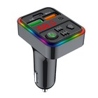 FM модулятор HAVIT FM821BT USB-A+USB-C PD25W RGB Black