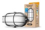 LED светильник (ЖКХ) овальный VIDEX 12W 5000K 220V черный усиленный