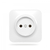 IP20 Розетка зовнішня одинарна біла VIDEX BINERA