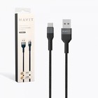 Кабель USB - USB-C HAVIT CB623C 2.1A 1м Black