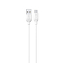 Кабель USB - USB-C HAVIT CB674 3A 1м White (silicone)