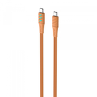 Кабель USB-C to USB-C HAVIT HV-CB6254 PD60W 3A 1м з LED індикатором Orange