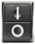 KCD2-2-201P  Перемикач 2 кл., O-I марк., 15А, чорний