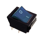 KCD2-201N BL/B 220V Перемикач 1 клав. синій з підсвічуванням TNSy