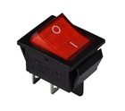 KCD2-201N R/B 220V Перемикач 1 клав. червоний з підсвіткою TNSy