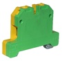 Клема "PE" КНГз-SAK-10EK 61А, 0,5-10мм2, гвинтова, жовто-зелена, набірна на DIN-рейку, без маркера TNSy