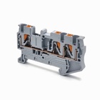 Клема пружинна на Din-рейку FJ7-2.5/3, сіра TAKEL