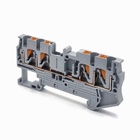 Клема пружинна на Din-рейку FJ7-2.5/4, сіра TAKEL