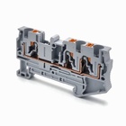 Клема пружинна на Din-рейку FJ7-4/3, сіра TAKEL