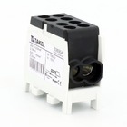 Клема розподільча MTB 2х25/2х16 з подвійною фіксацією, чорний TAKEL