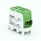 Клема розподільча MTB 2х25/2х16 з подвійною фіксацією, зелений TAKEL