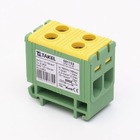 Клема силова ввідна подвійна UTB 1,5-16,жовто-зелений