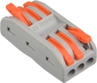Клема з’єднувальна універсальна PCT-2-3 (помаранчева)