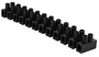Клемна колодка  "тип Н" 10 мм2 / 10А чорна