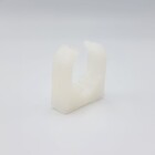 Кліпса для труб нейлонова (під дюбель CTH-3A) PSC-25 біла (50шт) TAKEL