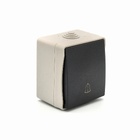 Кнопка дзвінка накладна T-proof cірий TAKEL