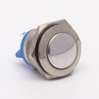 Кнопка металева КНМ-16-BJ10 1NO опукла (з'єднання під пайку) TAKEL